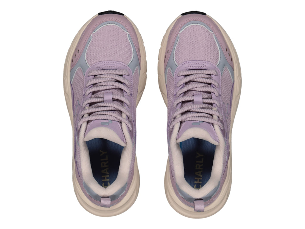 Tenis Charly Fashion Sport Lila para Mujer