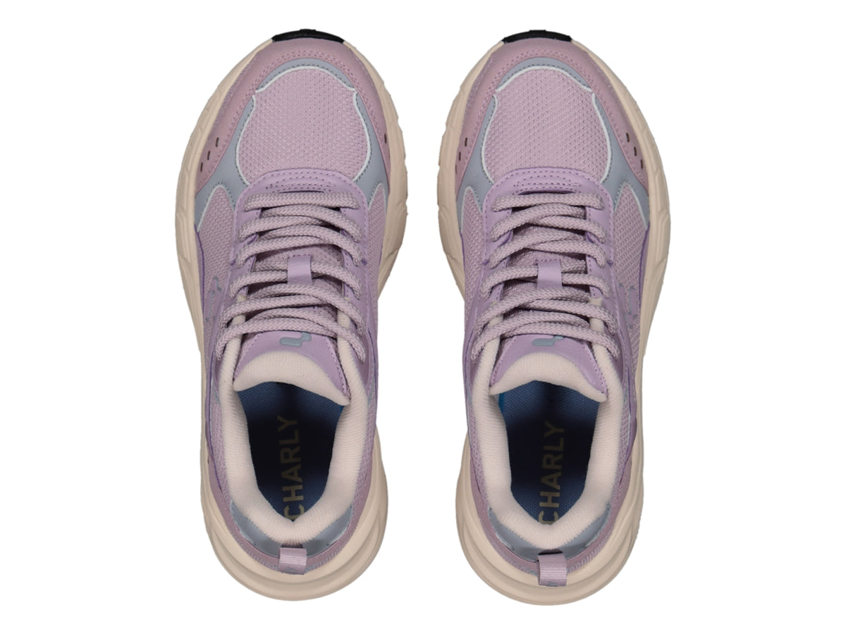 Tenis Charly Fashion Sport Lila para Mujer