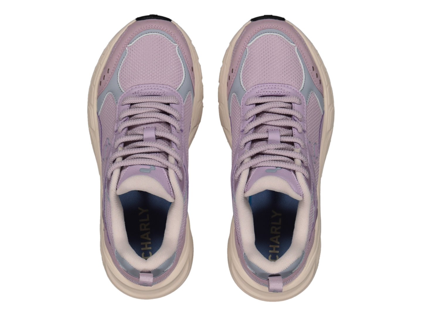Tenis Charly Fashion Sport Lila para Mujer
