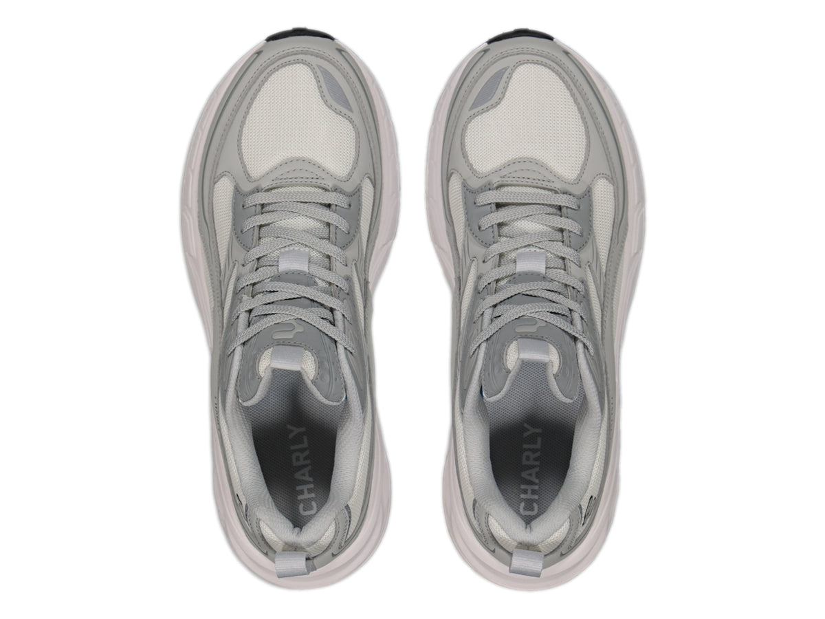Tenis Charly Fashion Sport Gris para Hombre