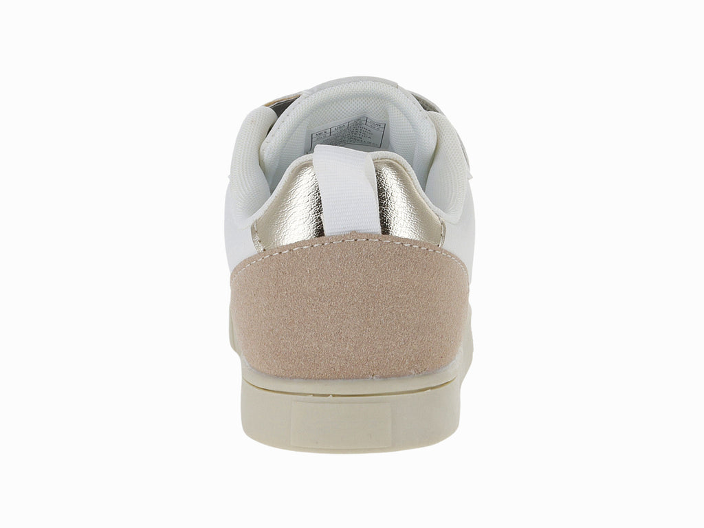 Tenis Victoria Blanco con Oro Rosa para Niña