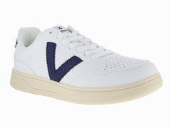 Tenis Victoria Blanco y Azul Marino para Hombre