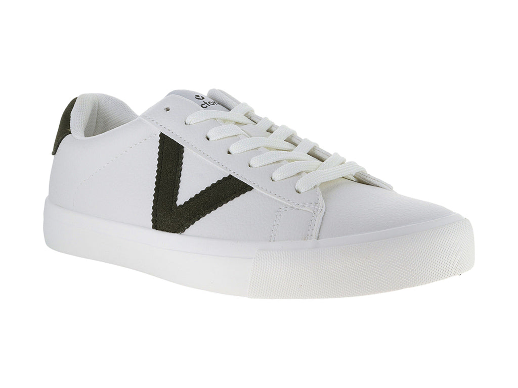 Tenis Victoria Blanco con Oliva para Hombre