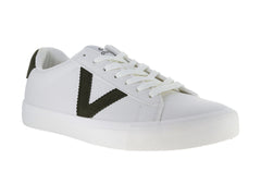Tenis Victoria Blanco con Oliva para Hombre