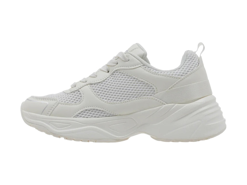 Tenis Lotto Galanty Beige y Gris para Mujer