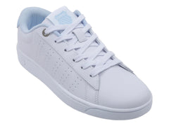 Tenis K-Swiss Court Blanco con Azul para Mujer