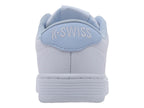 Tenis K-Swiss Court Blanco con Azul para Mujer