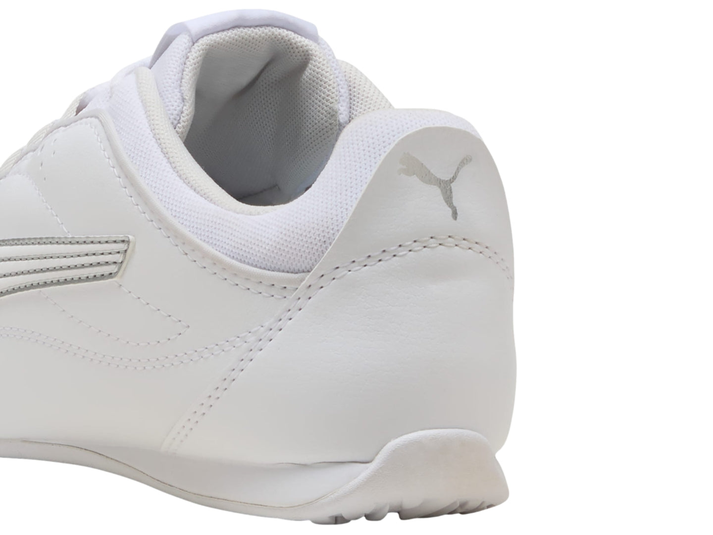 Tenis Puma Catch Soleil Blanco y Plata para Mujer