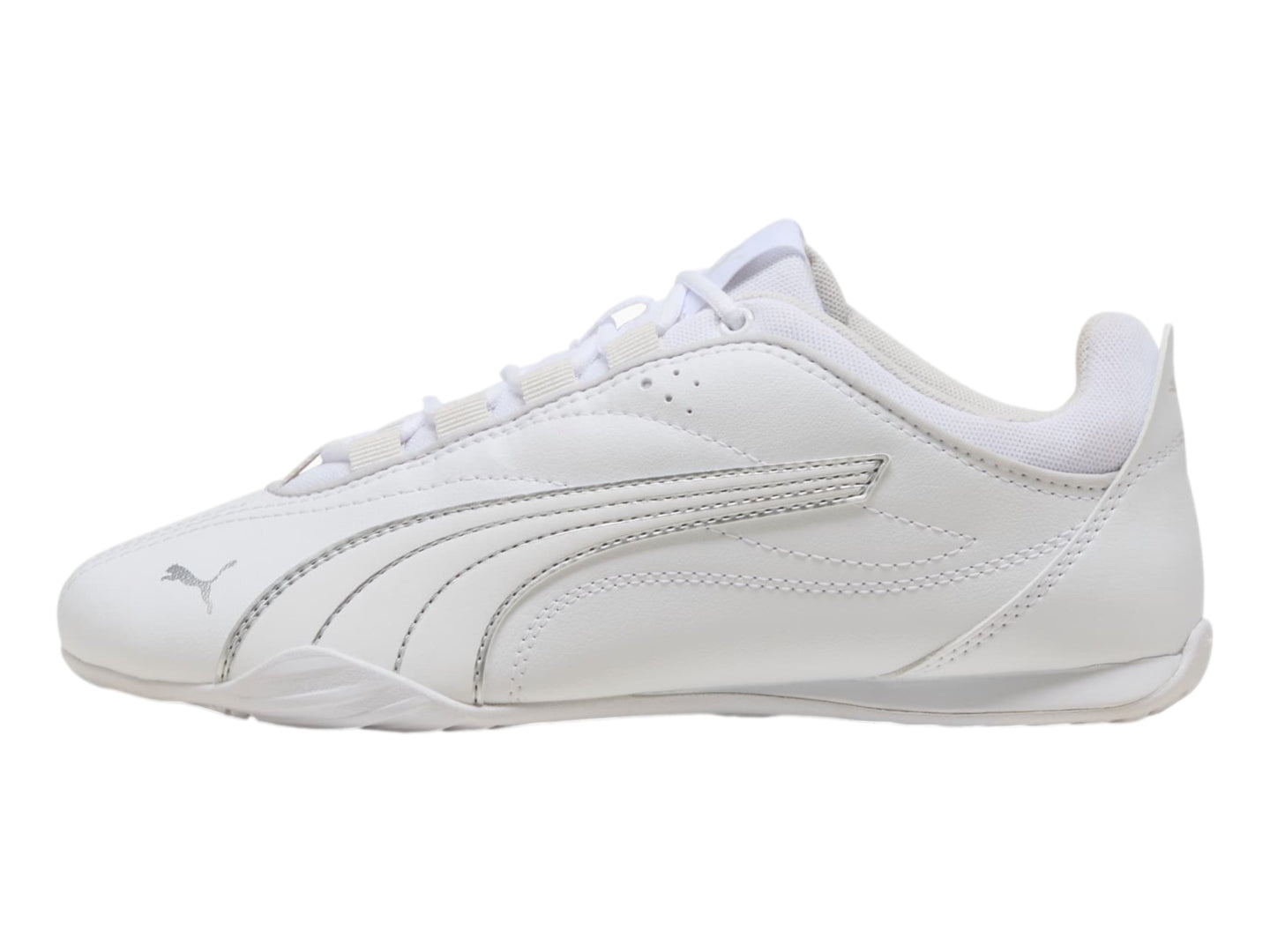 Tenis Puma Catch Soleil Blanco y Plata para Mujer