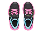 Tenis Under Armour GPS Surge 4 AC Negro y Rosa para Niña