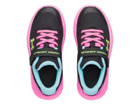 Tenis Under Armour GPS Surge 4 AC Negro y Rosa para Niña