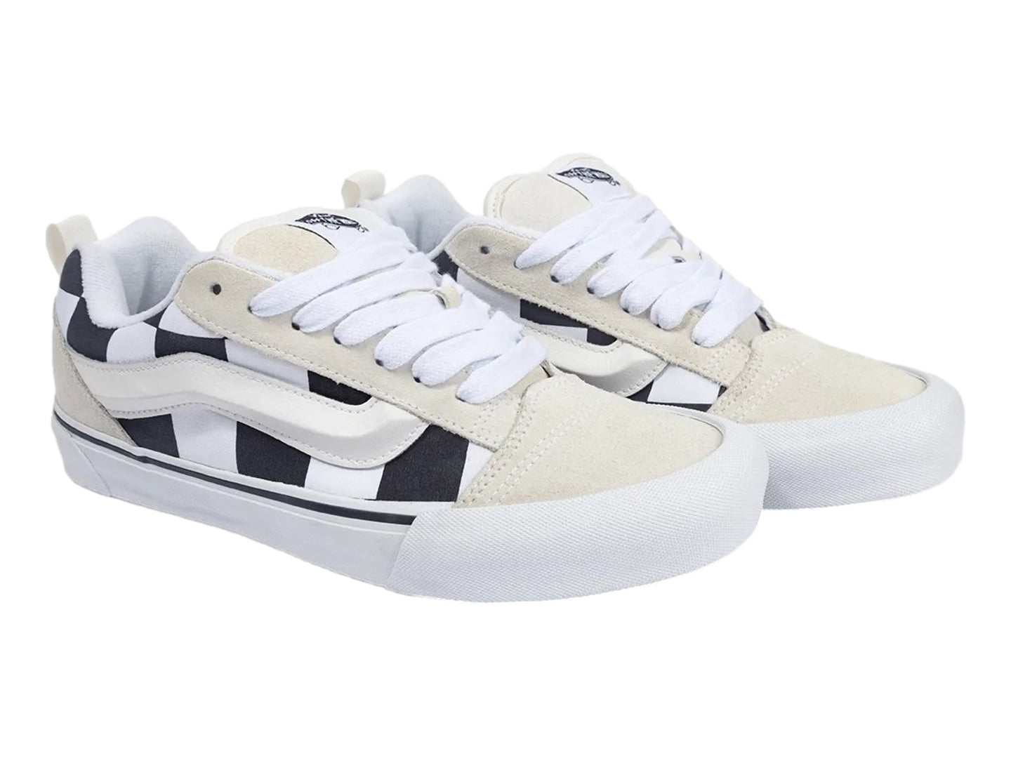 Tenis Vans Knu Skool Blanco y Negro Unisex