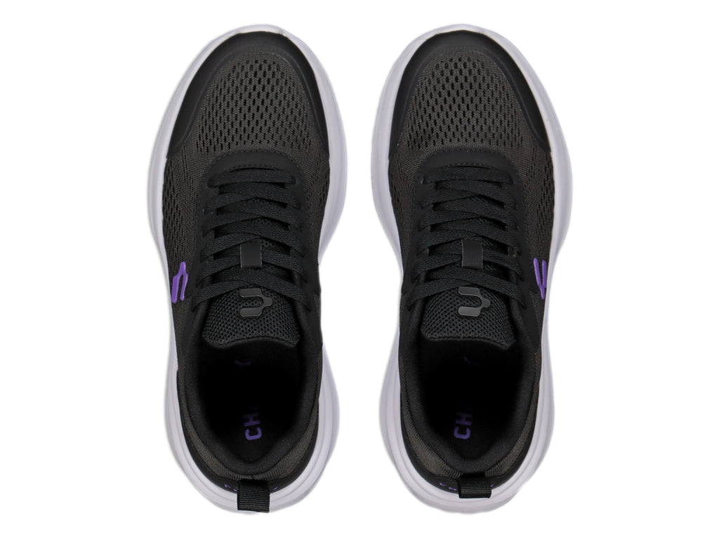 Tenis Charly Road Casual Negro para Mujer