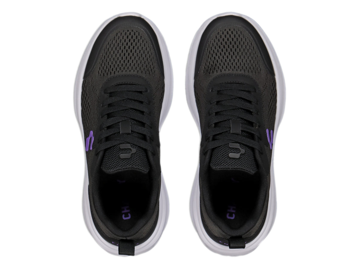 Tenis Charly Road Casual Negro para Mujer