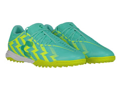 Tenis de Fútbol Charly Turf Turquesa y Amarillo para Hombre