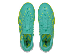 Tenis de Fútbol Charly Turf Turquesa y Amarillo para Hombre