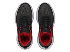 Tenis Charly Road Casual Negro con Rojo para Hombre