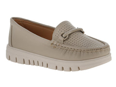 Mocasines Boullevard Beige para Mujer