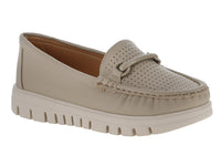 Mocasines Boullevard Beige para Mujer
