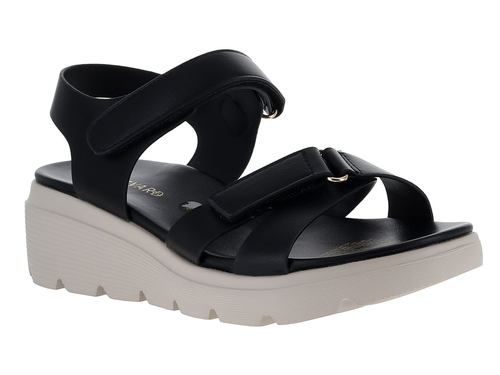 Sandalias Plataforma Boullevard Negro para Mujer
