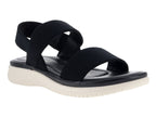 Sandalias Confort Plataforma Boullevard Negro para Mujer