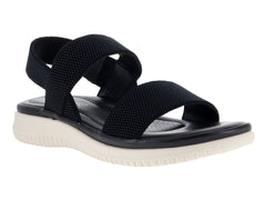 Sandalias Confort Plataforma Boullevard Negro para Mujer