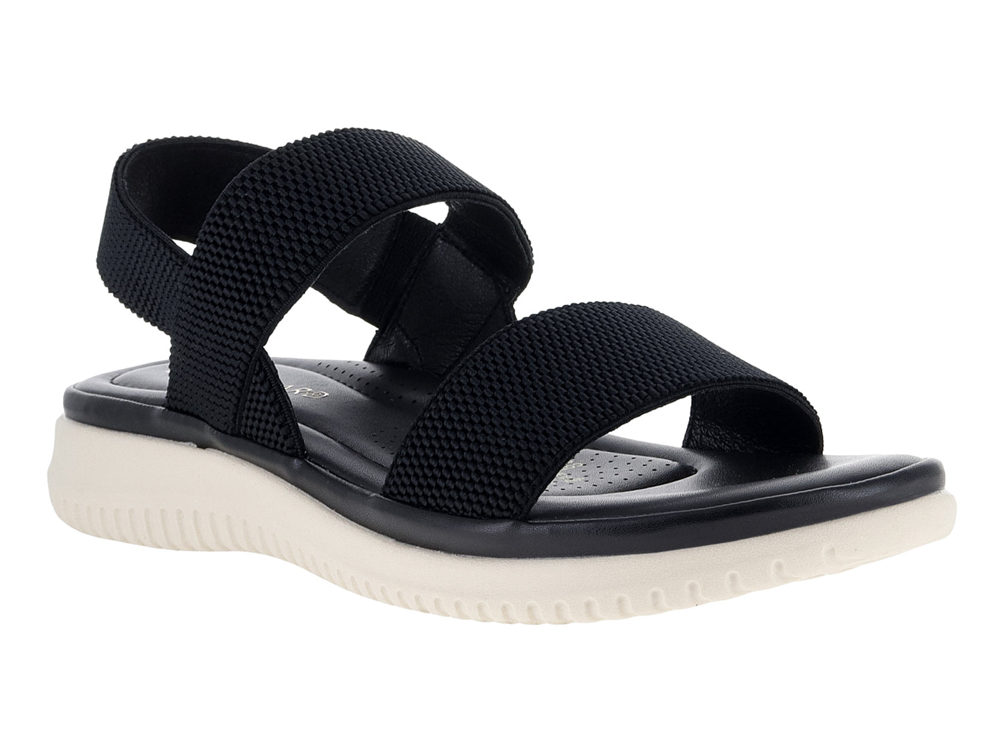 Sandalias Confort Plataforma Boullevard Negro para Mujer