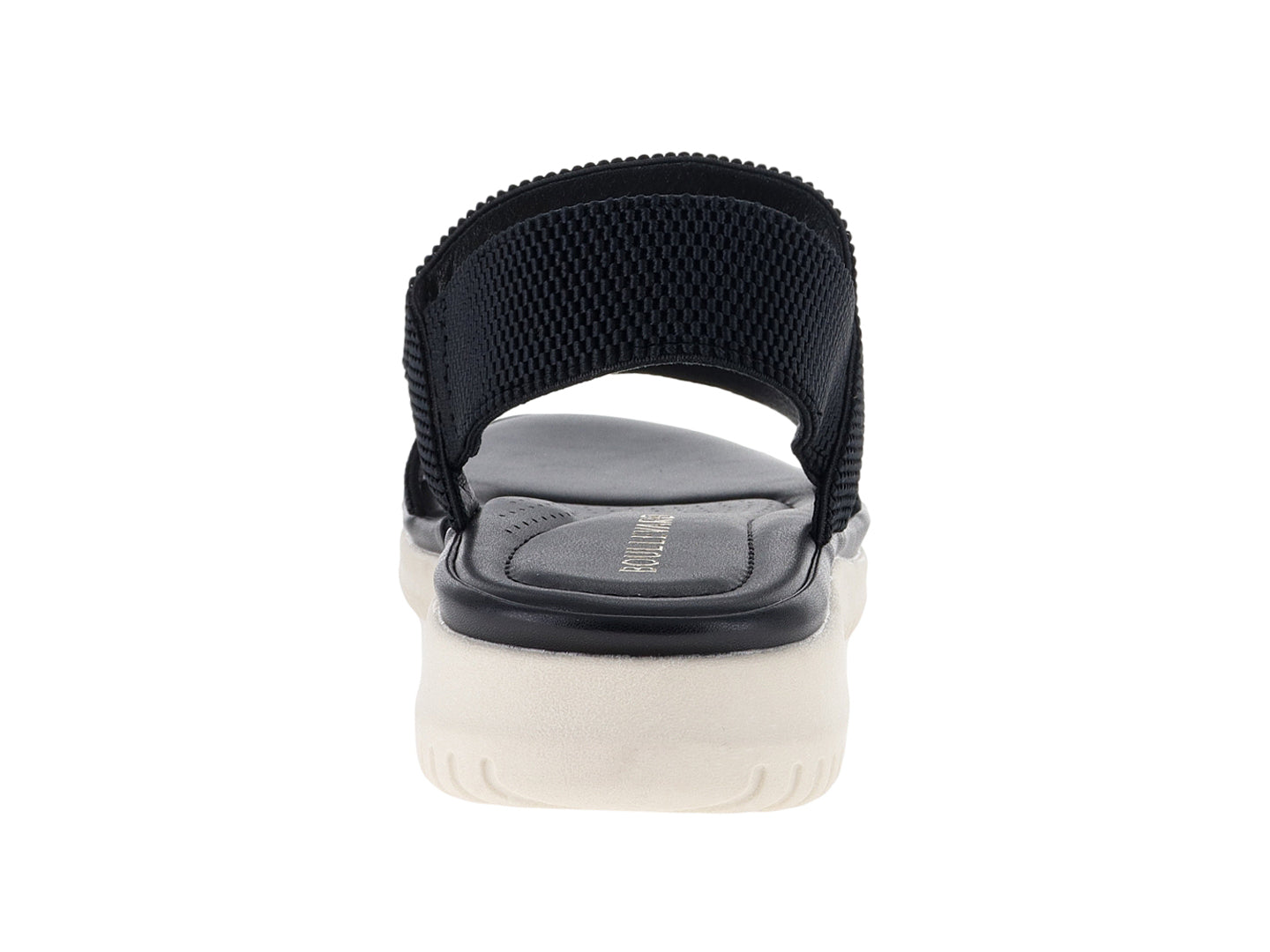 Sandalias Confort Plataforma Boullevard Negro para Mujer