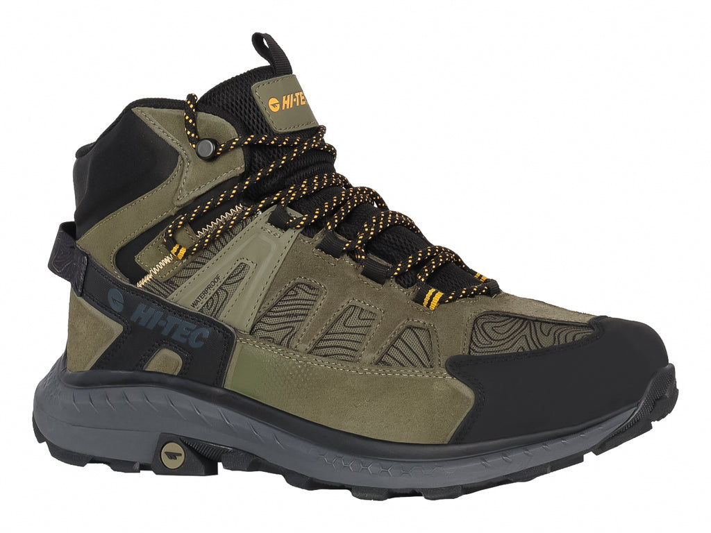 Botas de Excursionismo HI-TEC Color Oliva para Hombre