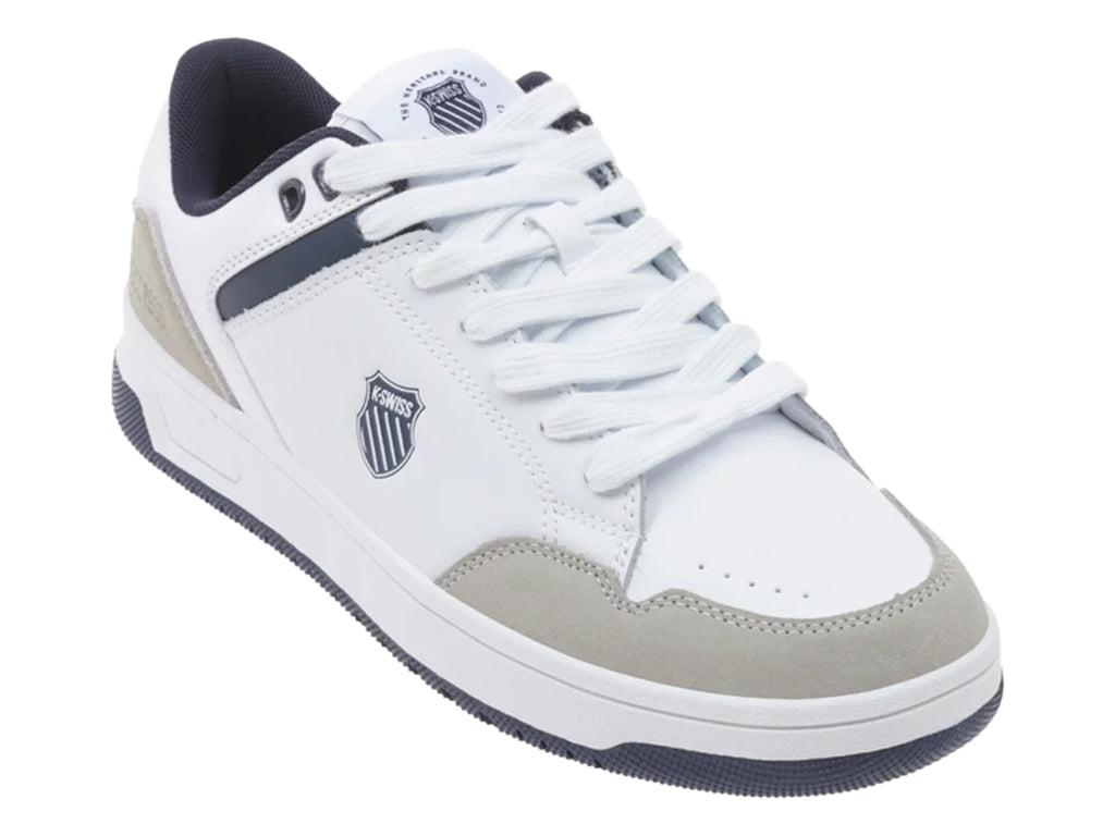 Tenis K-Swiss Terminus Blanco y Azul Marino para Hombre