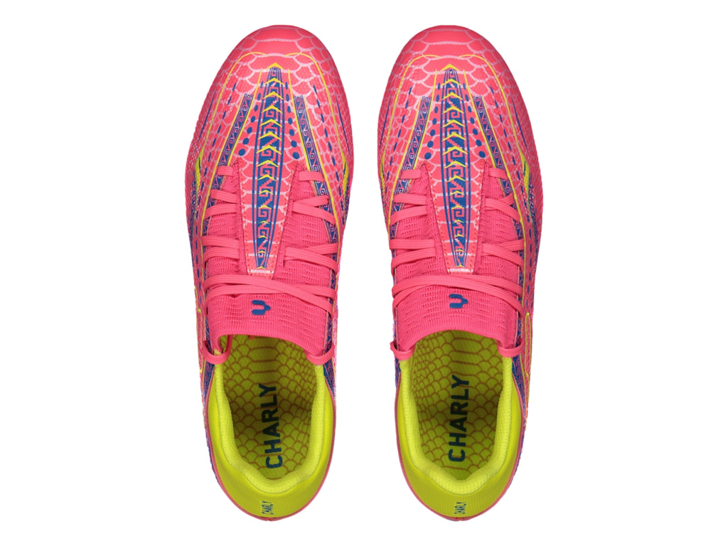 Taquetes Charly Soccer Rosa para Hombre