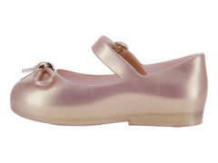 Zapatos Flats Mini Melissa Rosa Perlado para Niña