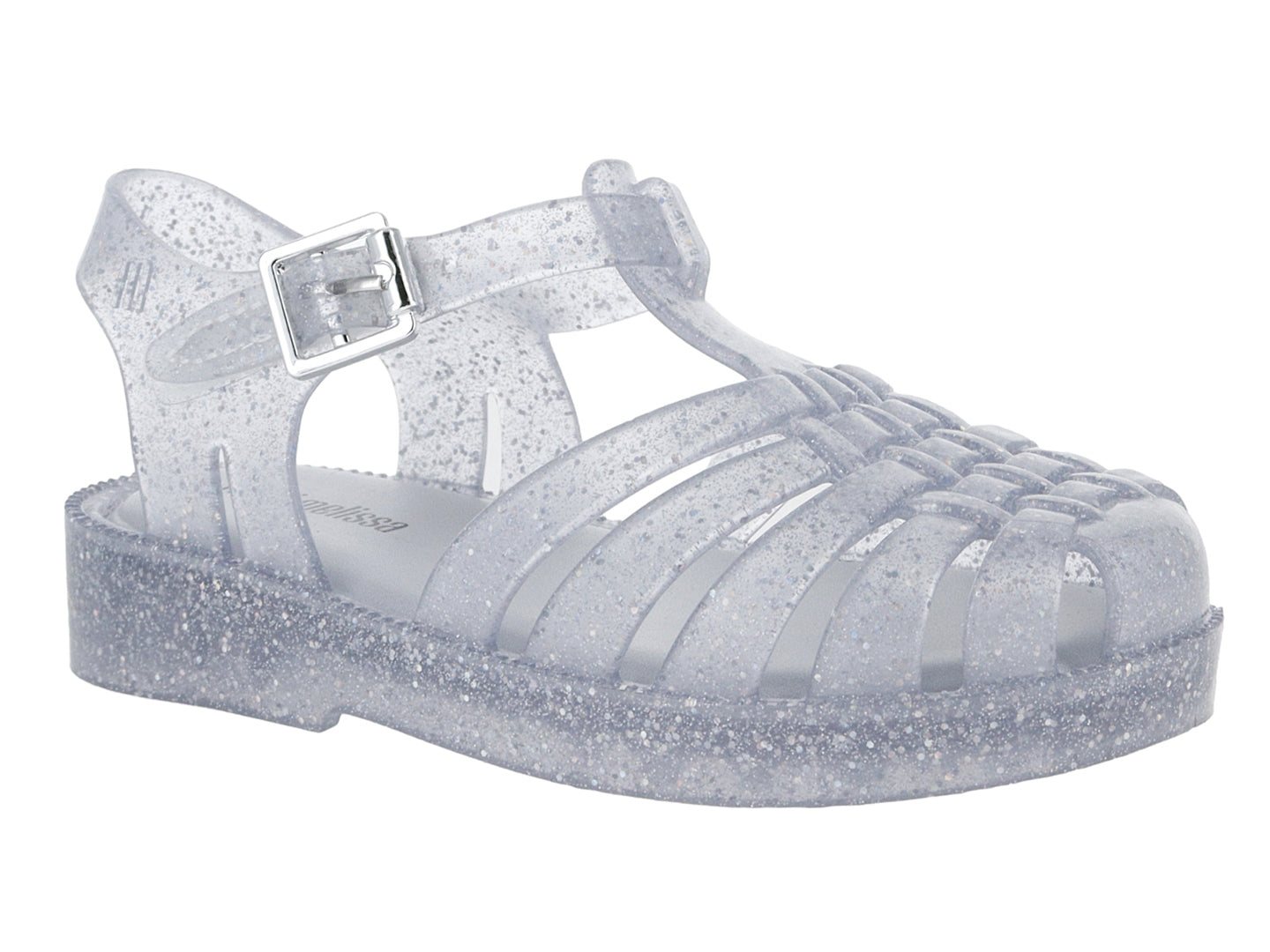 Sandalias Mini Melissa Plata para Niña