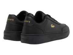 Tenis Lacoste Court Pro Negro y Dorado para Hombre