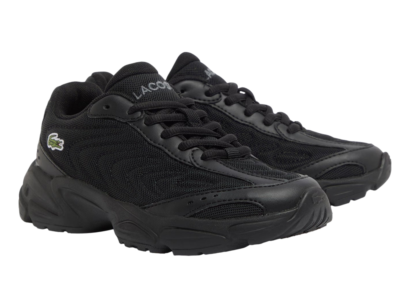 Tenis Lacoste Storm 96 2K Lite Negro para Niño