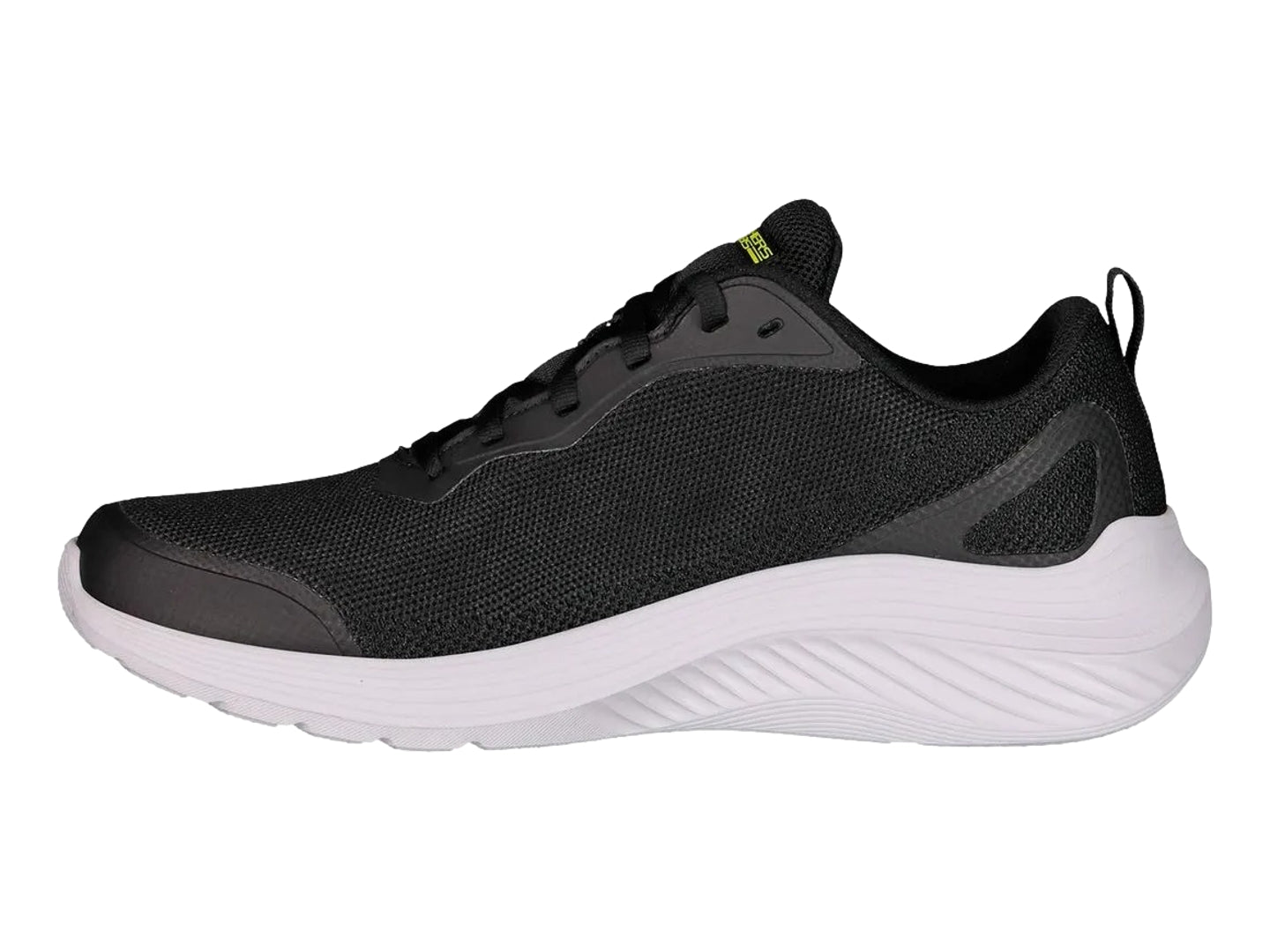 Tenis Skechers BOBS Sport Negro con Lima para Hombre