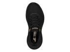 Tenis Skechers BOBS Sport Negro con Dorado para Mujer
